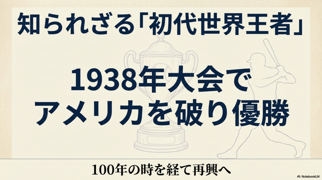 1938年の初代王者から続く英国野球の歴史