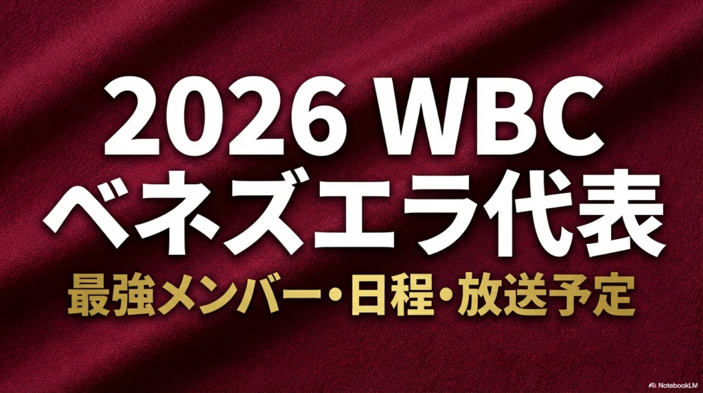 2026年WBCベネズエラ代表の全貌と注目メンバー