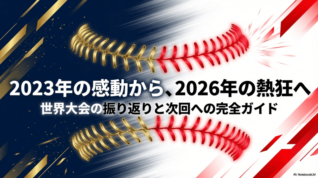WBCが前回いつ開催されたか振り返る優勝の記録