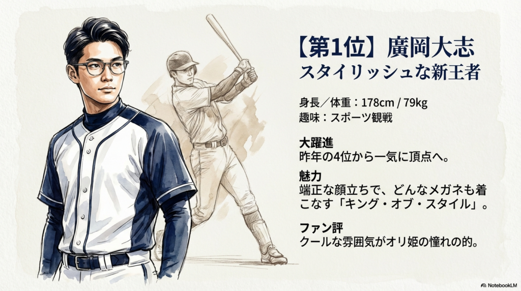 オリックスにはイケメンが多い!2026年最新ランキング