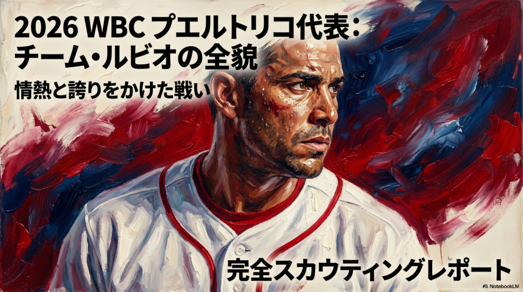 【2026】WBCプエルトリコ代表のメンバーと監督