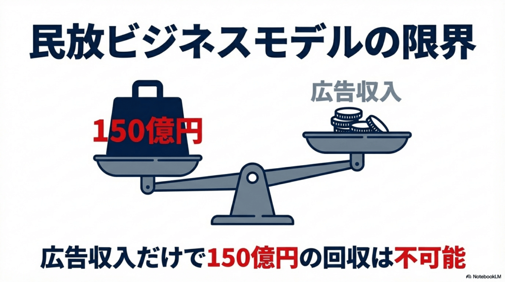 地上波放送の広告収入モデルが限界を迎えた背景