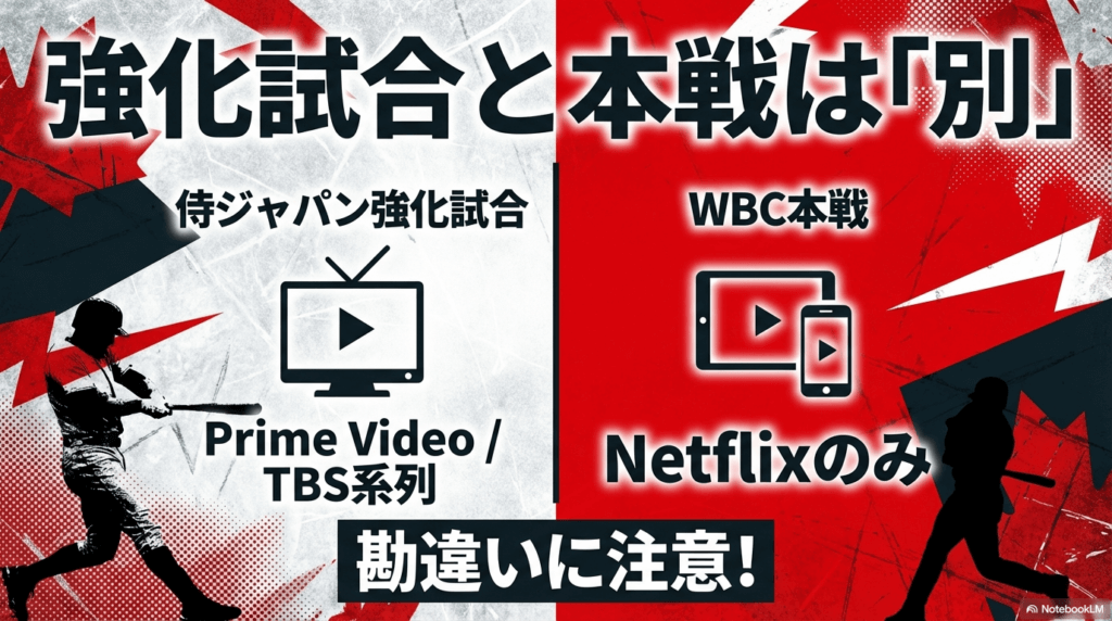 日本でのWBC全試合配信はNetflixが独占